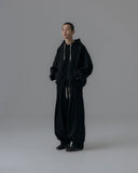 Valley Tuck Sweat Balloon Hoodie