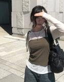 [MADE] Rotating Bustier T-shirt Set
