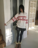 Chiken wool pin tuck mini skirt