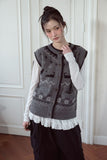 Cozy Cat Knit Vest