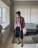 Cuffrey Dart Rollup Bermuda Denim Pants