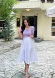 Joy Banding Flare Long Skirt