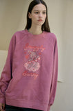 Bunny For Heart Raglan Pigment Sweatshirt