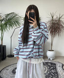 Rebel Stripe Collar Tee
