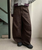 [unisex] Kelper Embroidered Cotton Balloon Wide Pants