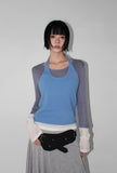 POP HALTER KNIT SLEEVELESS