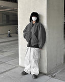 String padded cargo pants