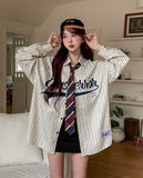 Baseball Stripe Overfit Shirt