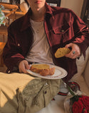 Gloss Velvet Quilted Work Jacket