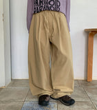 [unisex] Sicuro Banding Wide Cotton Pants