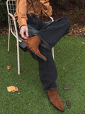 [Handmade] Rope suede boots