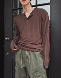 Keritz Over Henley Neck Long Sleeve
