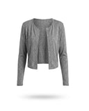 Basic slim button cardigan