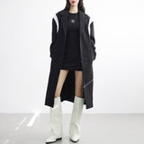 Zao Color Matching Long Coat