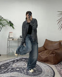 Miru Overfit Check Shirt