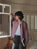 Cinder Pigment Waffle Warmer Cardigan