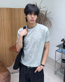 Reton Stitch Muscle Knit Short Sleeve Tee