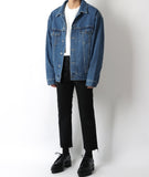 Oversize denim jacket Blue
