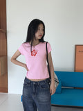 Blow D-ring Wash Long Wide Denim Pants
