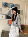 Litmin Stripe Layered Hoodie