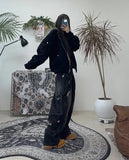 Eldi Fold Damage Denim Pants