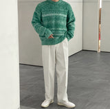 Bulky Stripe Brush Knit