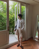 Pia Linen Half Pants