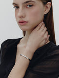 [Premium Plating] Precise AB(W) Double Cuff Bangle M