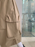 [unisex] Tolts Parachute Cargo Bermuda Banding Pants