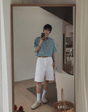 Soz Two-Tuck Bermuda Cotton Pants