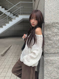 Ez Alpaca Boat Neck Cable Knit