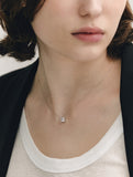 Essence Lab Diamond 14K 1 Carat Fancy Princess Necklace