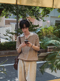 Casey color blocking short sleeve knit