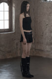 [mnem] Fringe Wash Bustier