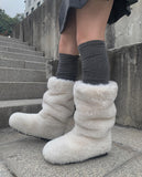 Masho basic long knee socks