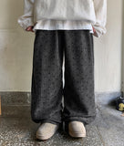 Mokuna Banding String Heart Corduroy Pants