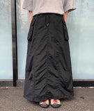 Pohit Nylon Cargo Long Skirt