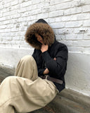 Seru Cotton Brushed Wide Balloon Pants