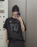 Zero Seven Mesh Track Over Fit Short Sleeve T-shirt