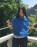 Pint Gorpcore Color Matching Reversible Short Sleeve Windbreaker Jumper
