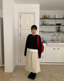 Yocott Color Banding Long Skirt