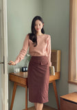 Cilia Pocket H-Line Skirt