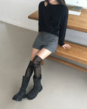 Bed brushed pocket wool short pants