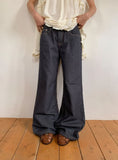Ismi Non-Fade Wide Bootcut Denim Pants
