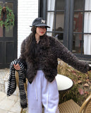 Lucy Collar Eco Fur Jacket