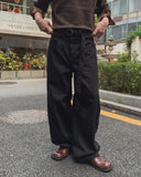 Haddon Yoke Cut Belted Wide Pants