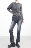 Metal Damage Hood Zip-up