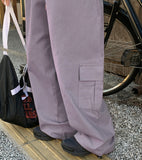 [BAON] Obomi Cotton Banding Cargo Pants