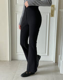 Rebelo High Waist Brushed Bootcut Banding Pants
