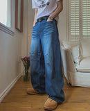 Bolide Washing Baggy Denim Pants